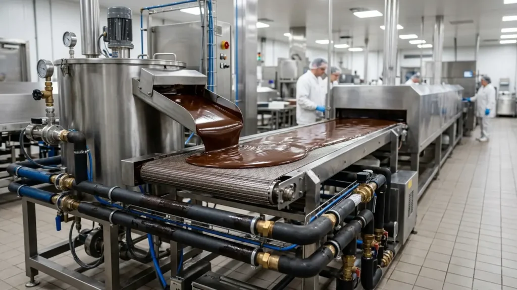 Control térmico en el procesamiento de chocolate y grasas: tipos de chiller para la industria alimentaria 1 control térmico